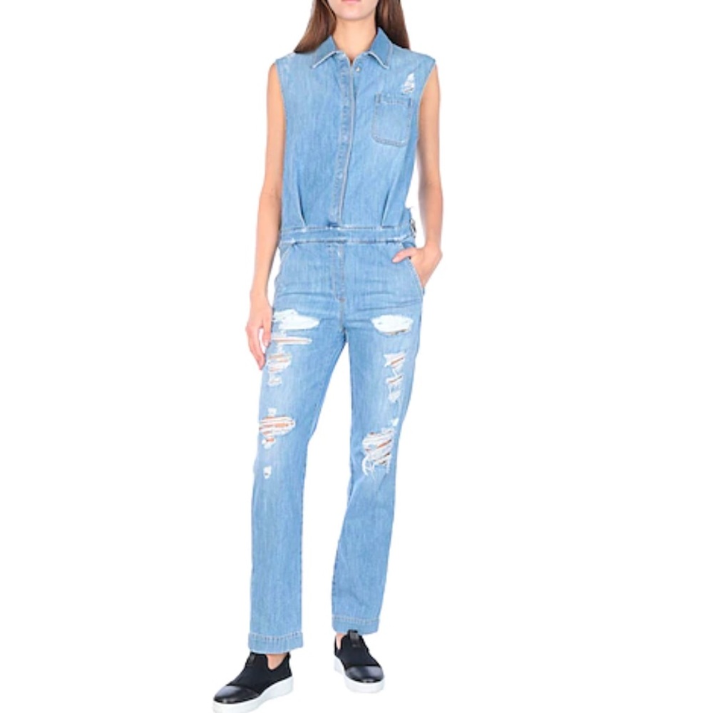 BRAND NEW! Denim Jumpsuit/one piece. Made in Italy.